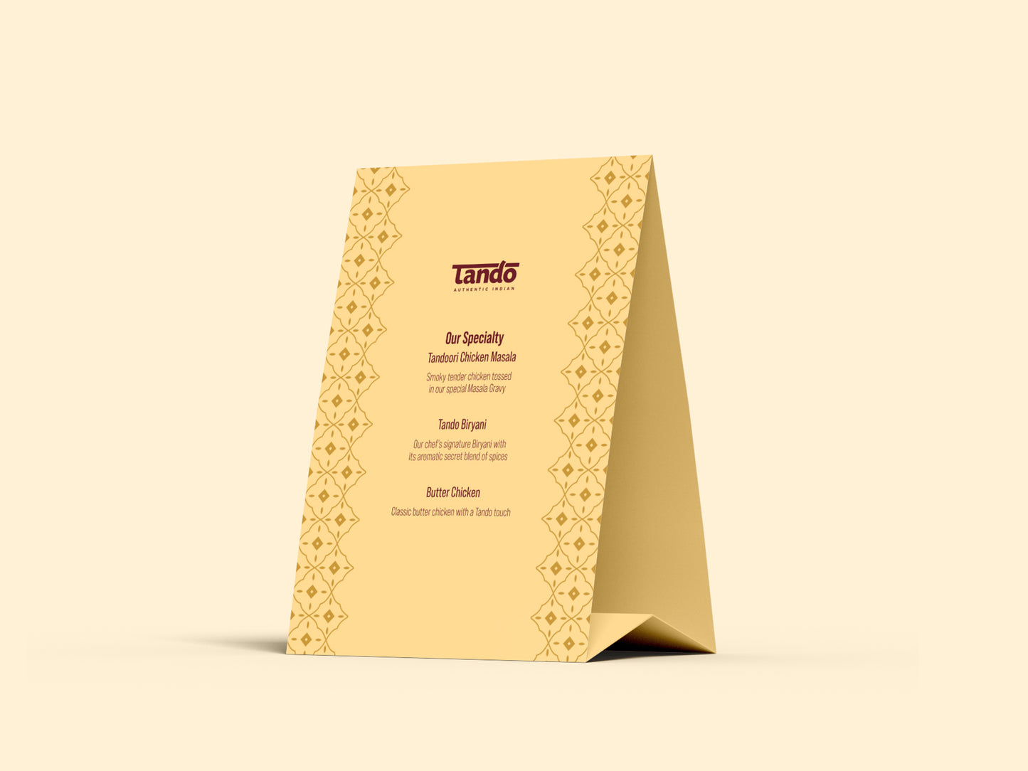 Menu Design